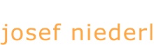 Schriftzug josef niederl